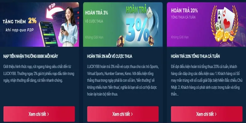 Khuyến mãi dành cho VIP bom88